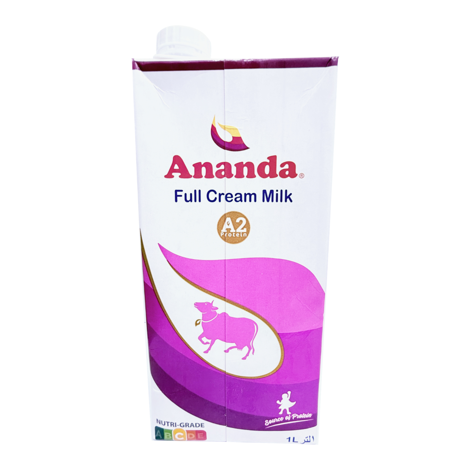 Ananda Full Cream Milk (A2 Cow's Milk from India) 1L